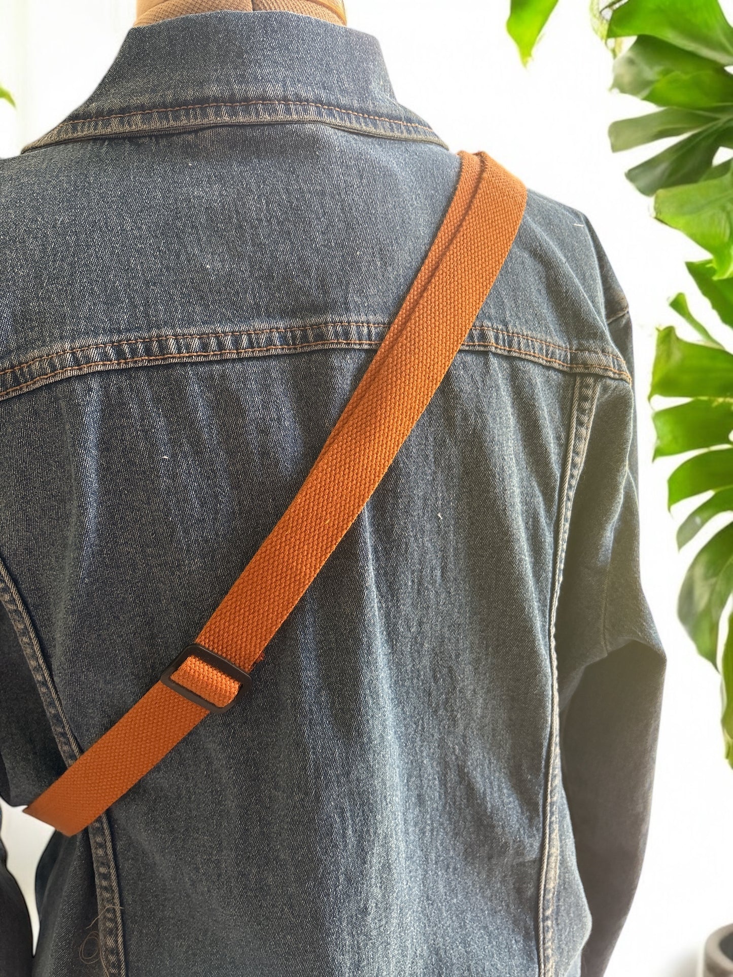 Sac Banane adulte en coton indien matelassé kaki et moutarde -Pièce unique-
