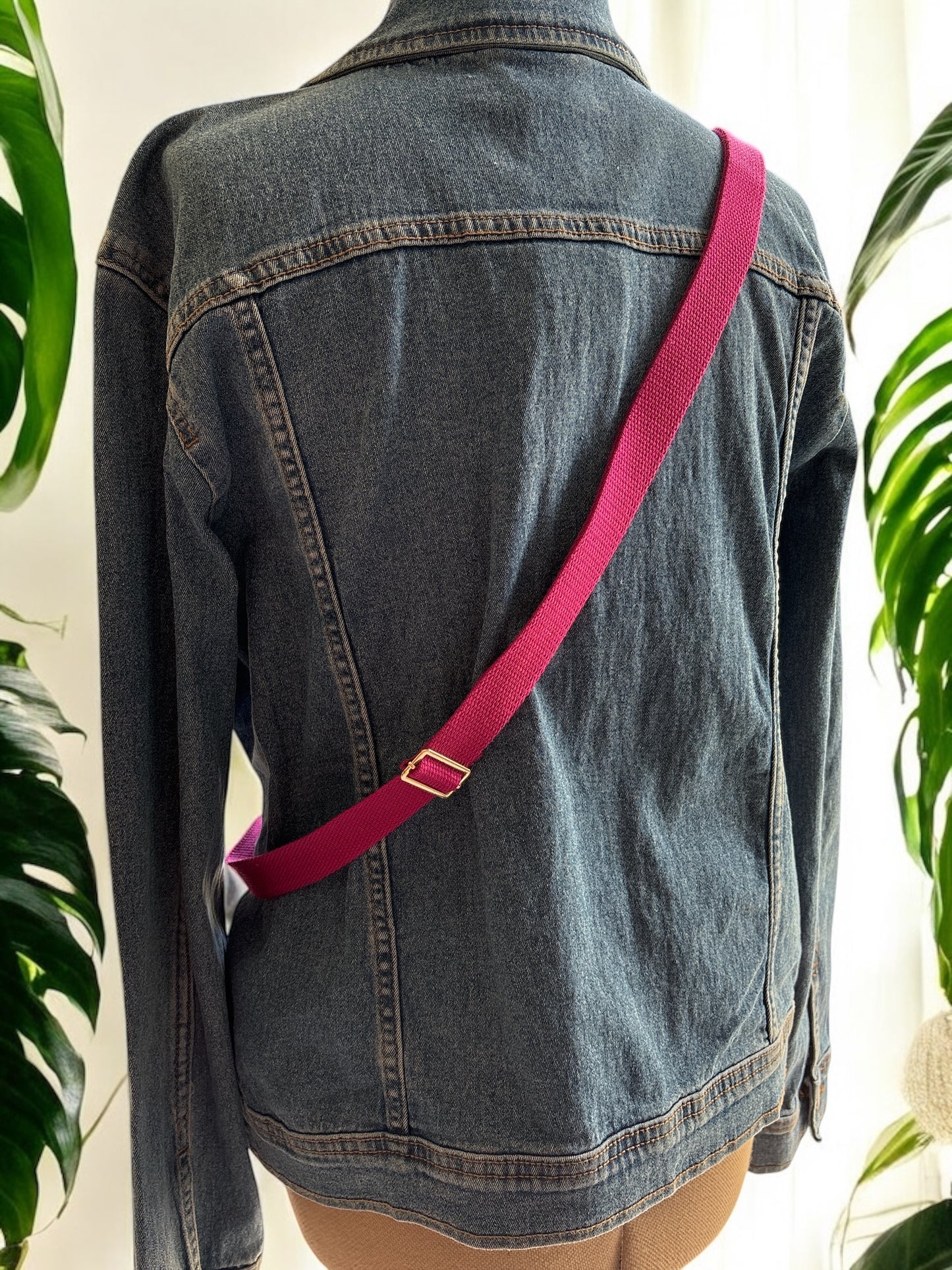 Sac Banane adulte en toile de coton Maison THEVENON et simili cuir -Pièce unique-